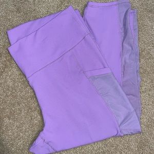 Fabletics cropped mesh leggings